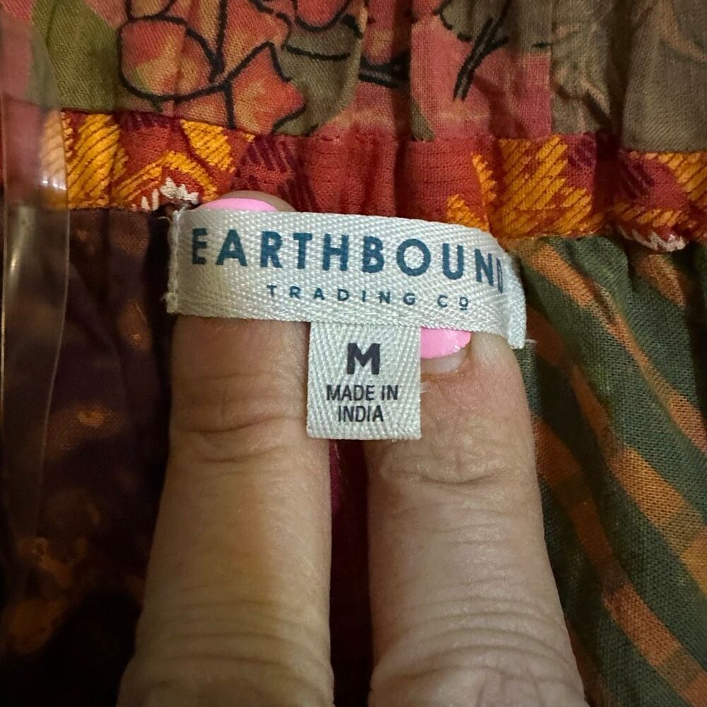 Earthbound bohemian patchwork pants medium - Picture 2 of 10